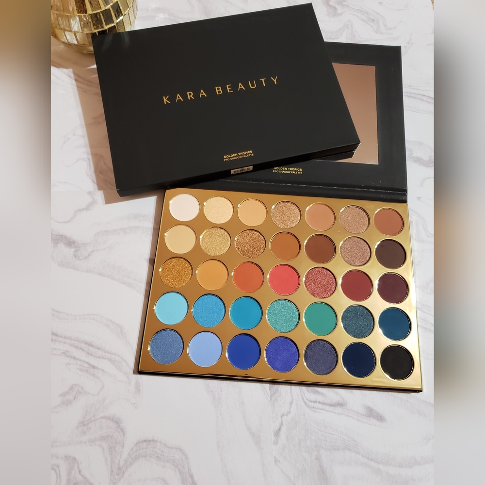Kara Beauty Golden Tropics Pro Shadow Palette 35 Color Eyeshadow Palette